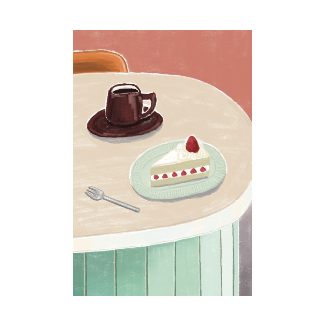 KOYO SOKO postcard Tea time