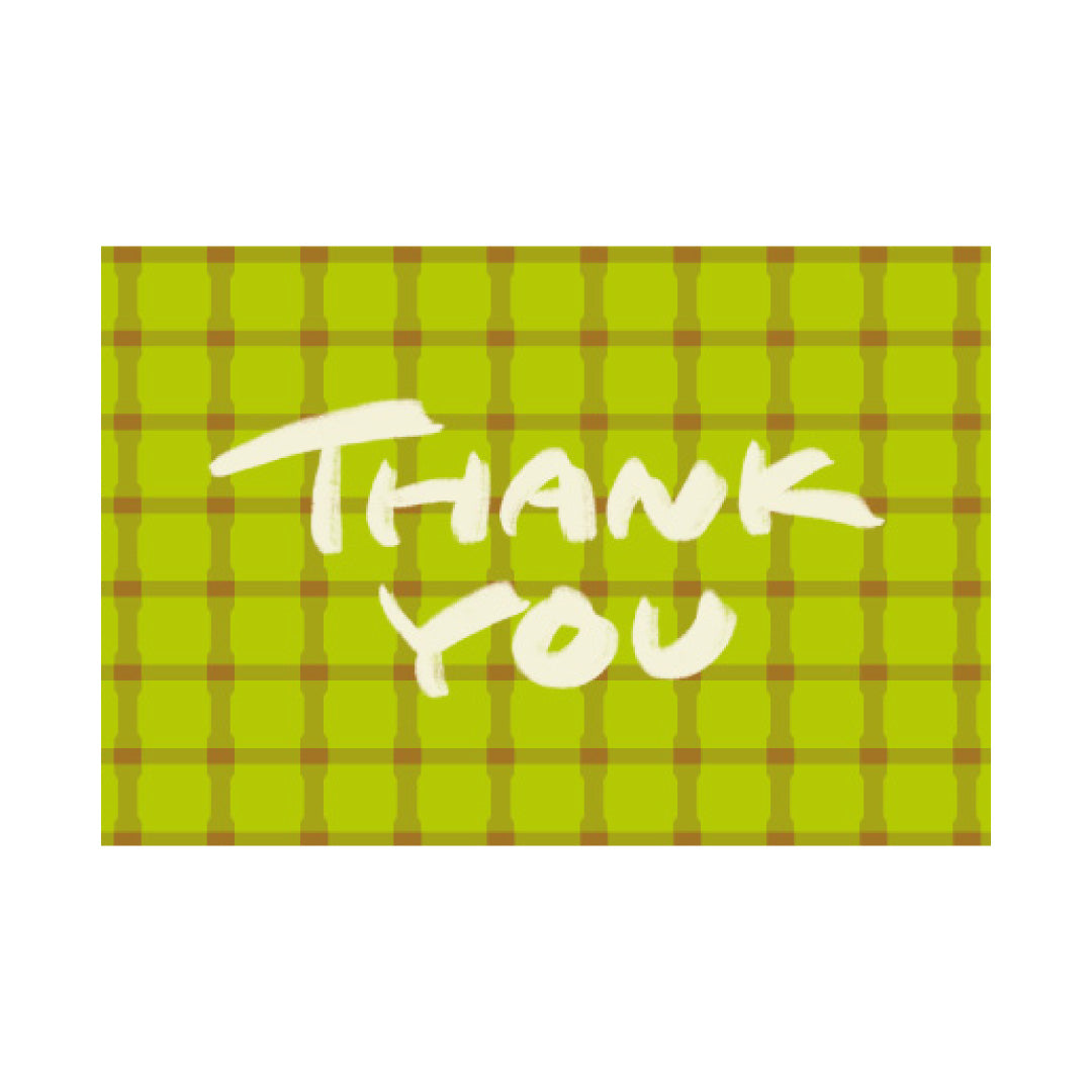 KOYO SOKO postcard THANK YOU